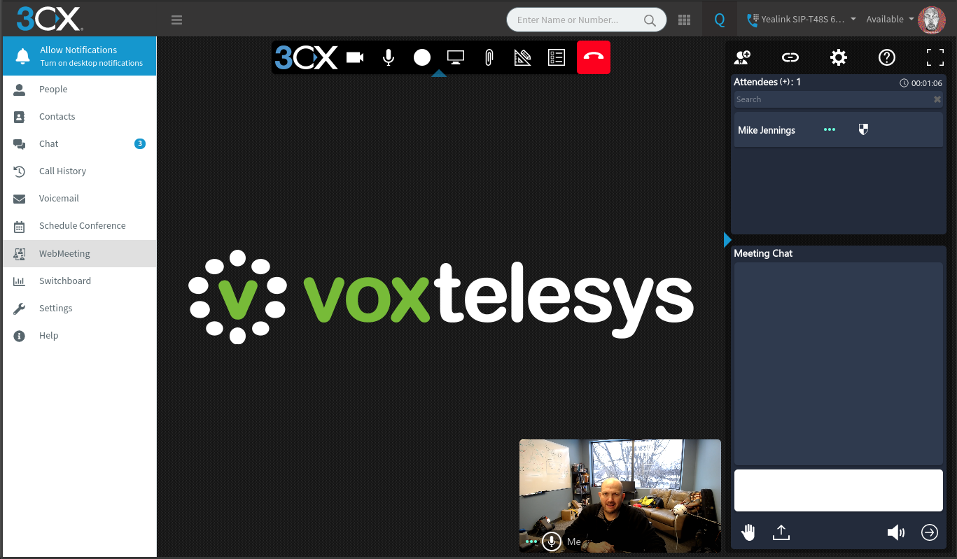 How to Start a 3CX WebMeeting